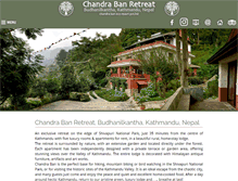 Tablet Screenshot of kathmanduecoresort.com